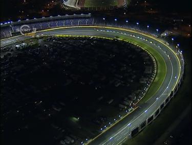 NASCAR Blimp Aerial Cam Night