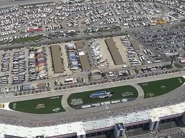 NASCAR Blimp Aerial Cam Shot