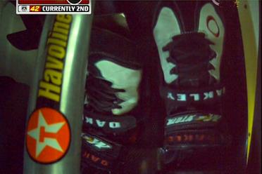 NASCAR Onboard Montoya feet